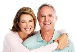 old couple with dental implants